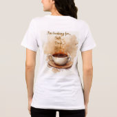 背が高く濃厚なコーヒー トライブレンドTシャツ (裏面)