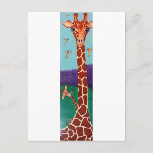 背が高く、そばかすがある ポストカード (正面)