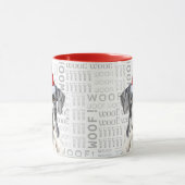 背の低い大きなサンタ マグカップ (中央)