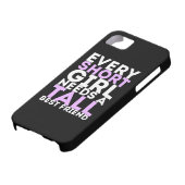 背の低い女の子には背の高い友達が最高の必要だ Case-Mate iPhoneケース (下部)