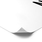 背の高いアヒルとヘンソおもしろいー動物のフン ポスター (角)