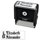 背の高いアンパサンド#22つの名#35のカップル セルフインキングスタンプ (インサイチュ)