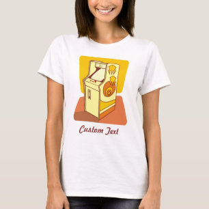 背の高いアーケードゲームコンソールTシャツ Tシャツ