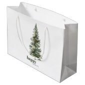 背の高いグリーンパイン ラージペーパーバッグ (裏面アングル)