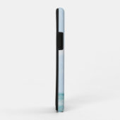 背の高いスキニー風化灰色のビーチ小屋の水色 Case-Mate iPhoneケース (裏面/右)