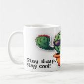 「背の高いスタンド、素晴らしい滞在 – エンパワメント引用文 コーヒーマグカップ (左)