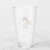 背の高いタンブラーをパーソナライズ – Bluetit タンブラーグラス (裏面)
