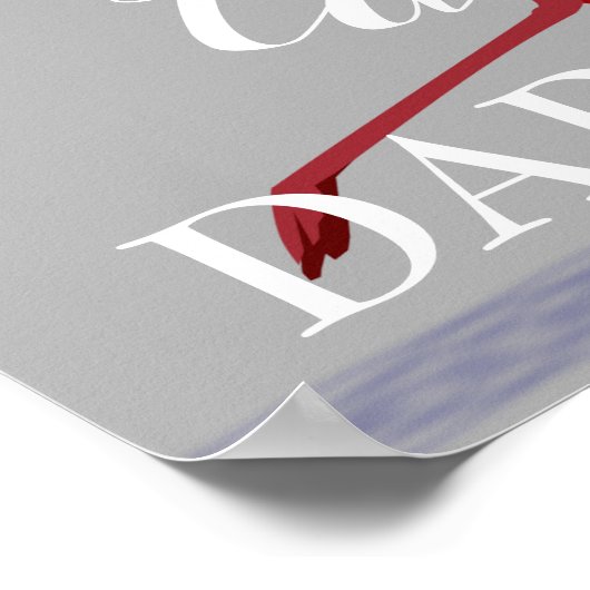 背の高いダーリング引用文フラミンゴに立つ感動的 ポスター (角)