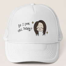 背の高いトラック帽に見える