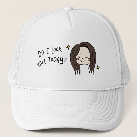 背の高いトラック帽に見える キャップ (正面)