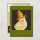 背の高いニンジンのはがきを見る ポストカード (正面/裏面)