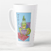 背の高いラテマグカウチポテト カフェラテマグ (左アングル)