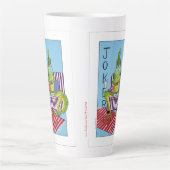 背の高いラテマグカウチポテト カフェラテマグ (正面)