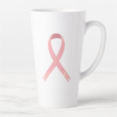 背の高いラテマグカップインスパイア、ガン、ピンクリボンマグカップ カフェラテマグ (右)