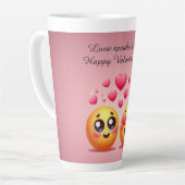 背の高いラテ カフェラテマグ (左アングル)