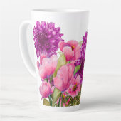 背の高いラテ カフェラテマグ (左アングル)