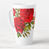 背の高いラテ カフェラテマグ (左アングル)