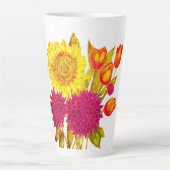 背の高いラテ カフェラテマグ (正面)