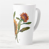 背の高いラテ カフェラテマグ (右アングル)