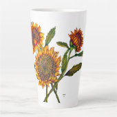 背の高いラテ カフェラテマグ (正面)