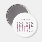 背の高い人が見える マグネット (正面/裏面)