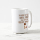 背の高い女の子にはみんな短い友達が最高の必要 コーヒーマグカップ (正面右)