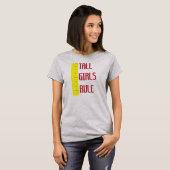 背の高い女の子ルール Tシャツ (正面フル)
