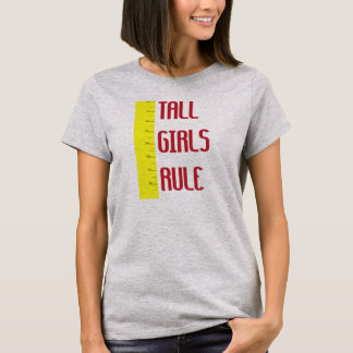 背の高い女の子ルール Tシャツ