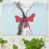 背の高い帽子にセウスI cat博士 キッチンタオル (折り畳み)