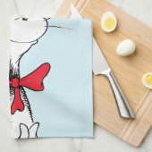 背の高い帽子にセウスI cat博士 キッチンタオル (四つ折り)