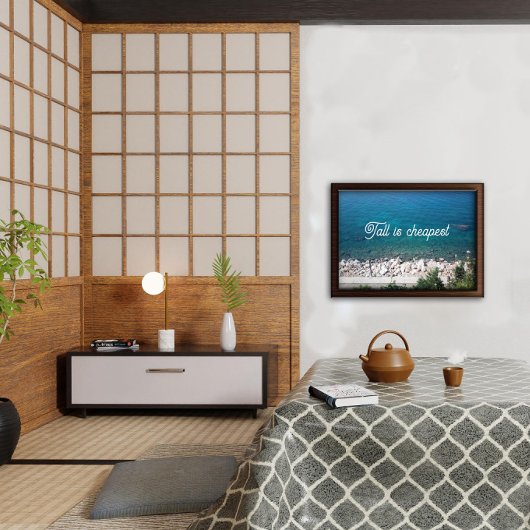 背の高い最も安い引用文海 ポスター