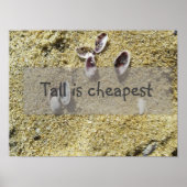 背の高い最も安い知恵ことわざポスター ポスター (正面)