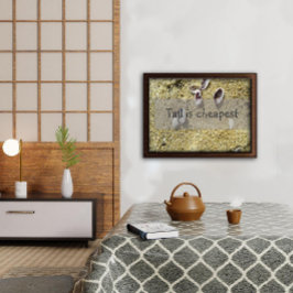 背の高い最も安い知恵ことわざポスター ポスター