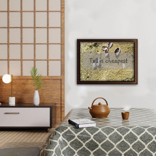 背の高い最も安い知恵ことわざポスター ポスター