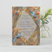 背の高い木、紅葉、ブルーバード。 招待状 (スタンド正面)