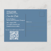 背の高い木、紅葉、ブルーバード。 案内ポストカード (裏面)