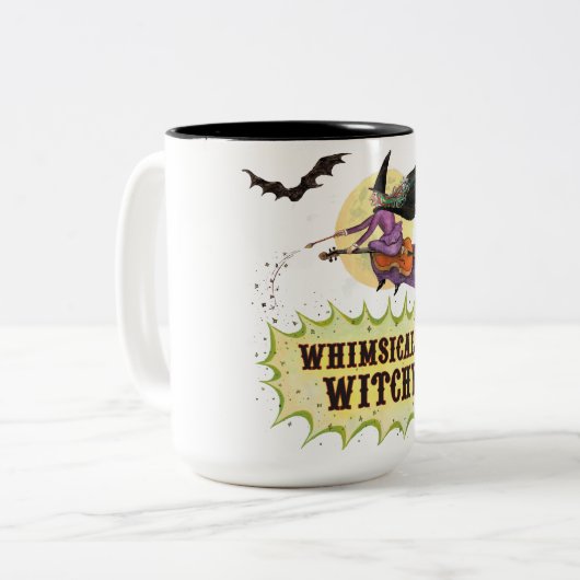 背の高い白っぽいマグ ツートーンマグカップ (正面左)