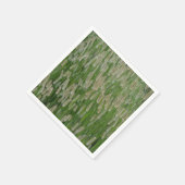 背の高い緑の草種 スタンダードカクテルナプキン (角)
