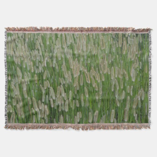 背の高い緑の草種 スローブランケット (正面)