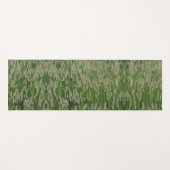 背の高い緑の草種 ヨガマット (正面(横))