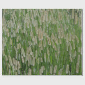 背の高い緑の草種 ラッピングペーパー (フラット)