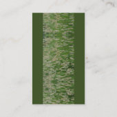 背の高い緑の草種 名刺 (裏面)