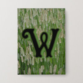 背の高い緑の草種 缶バッジ