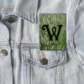 背の高い緑の草種 缶バッジ (インサイチュ)