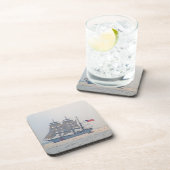 背の高い船、クリッパー船、帆、米国沿岸警備隊 コースター (右側)