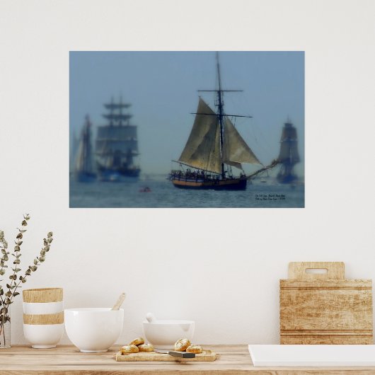 背の高い船 ポスター (キッチン)