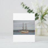 背の高い船Stavros S Niarchos. ポストカード (スタンド正面)