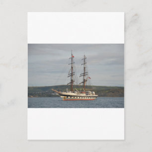 背の高い船Stavros S Niarchos. ポストカード