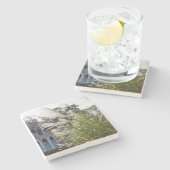 背の高い草のアーチ窓 – Martha's Vineyard ストーンコースター (横)