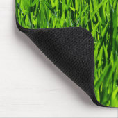 背の高い草の葉 マウスパッド (コーナー)